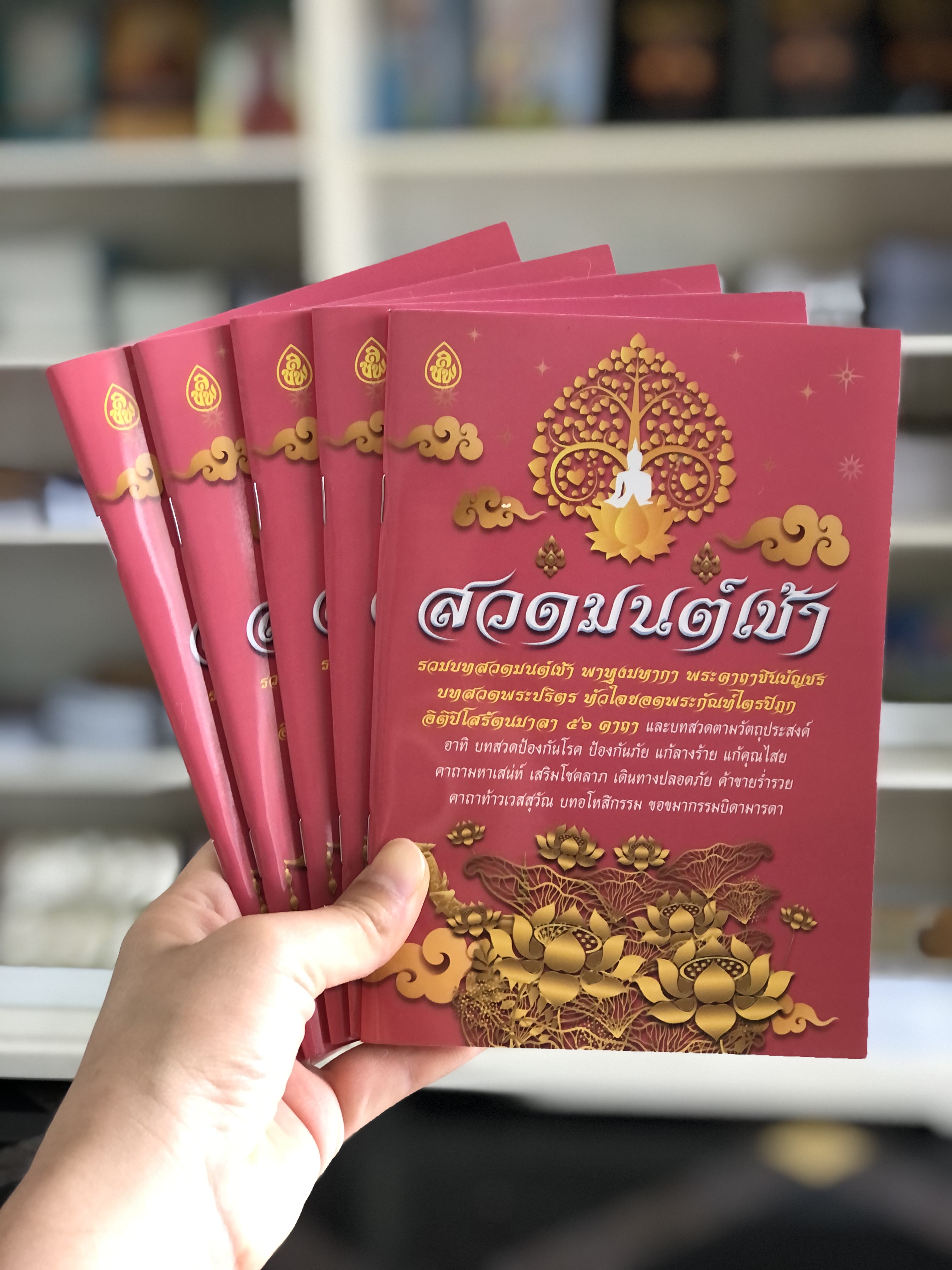 หนังสือสวดมนต์ ชุดเพิ่มพลังบุญ เสริมโชคลาภ (แพค10เล่ม คละปก) หนังสือธรรมะ บจ.สำนักพิมพ์เลี่ยงเชียง