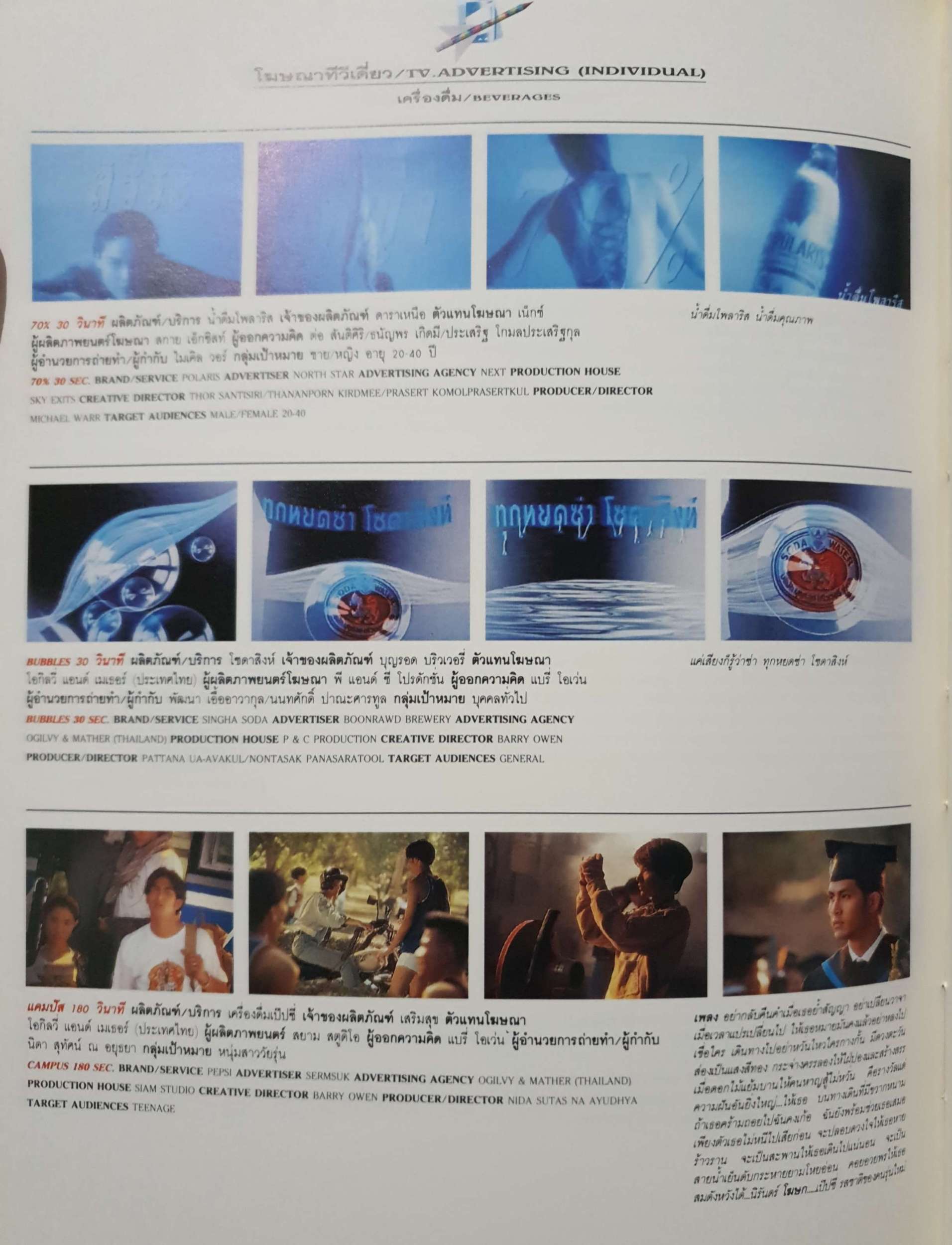 Tact Awards Top Advertising Contest of Thailand Awards 91-92