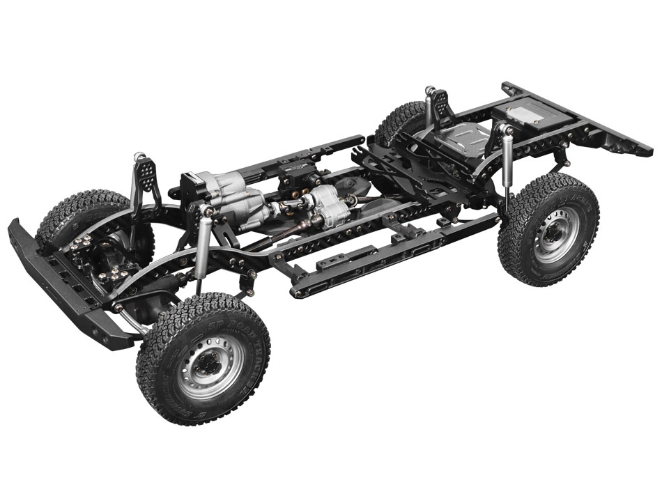 Boom Racing 1/10 4WD Scale Performance Chassis Leaf Spring Version For Team Raffee Co. D110 for BRX02 [ KIT ]