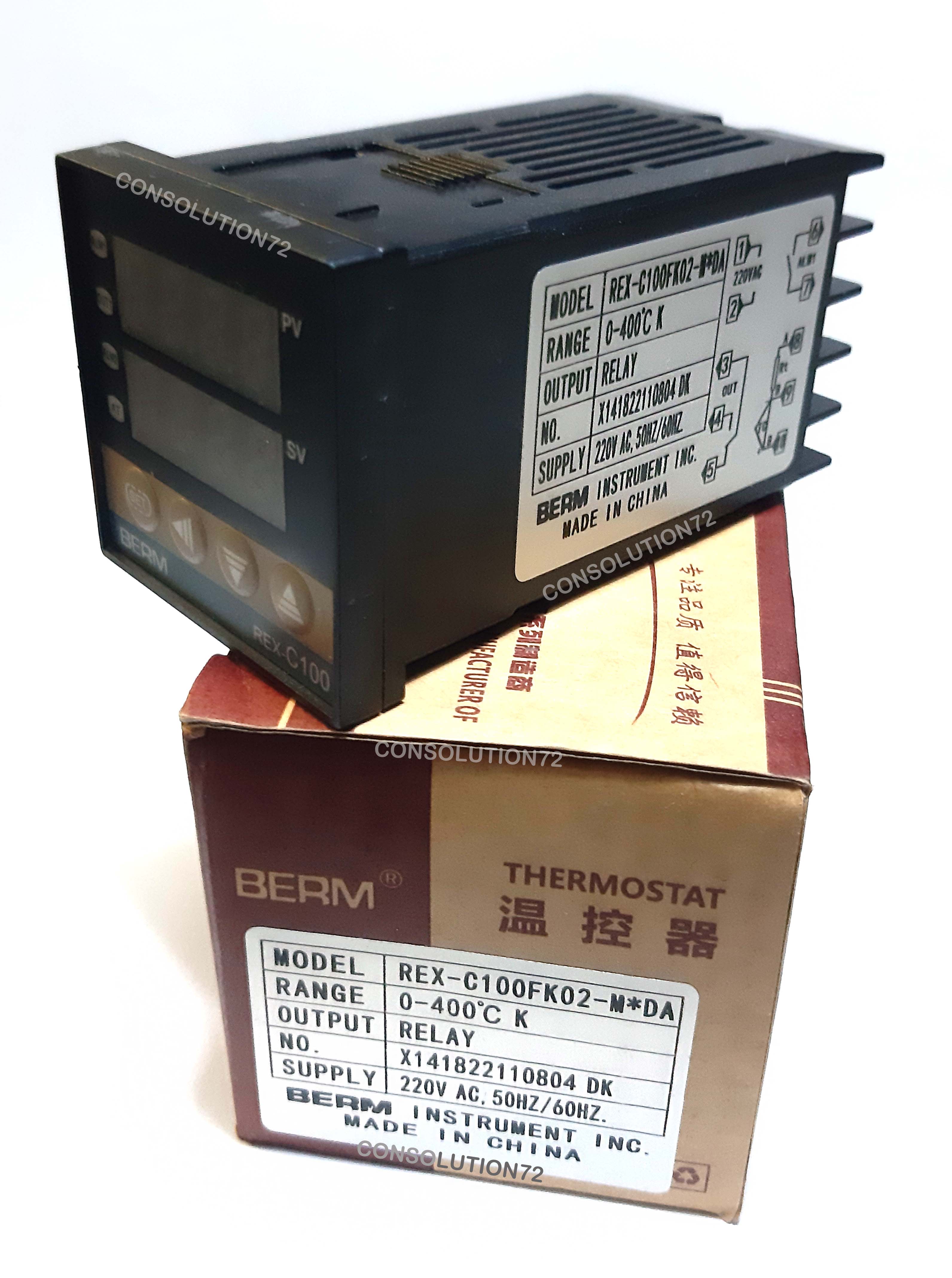 เครื่องควบคุมอุณหภูมิแบบคงที่ rex-c100 0-400 องศา