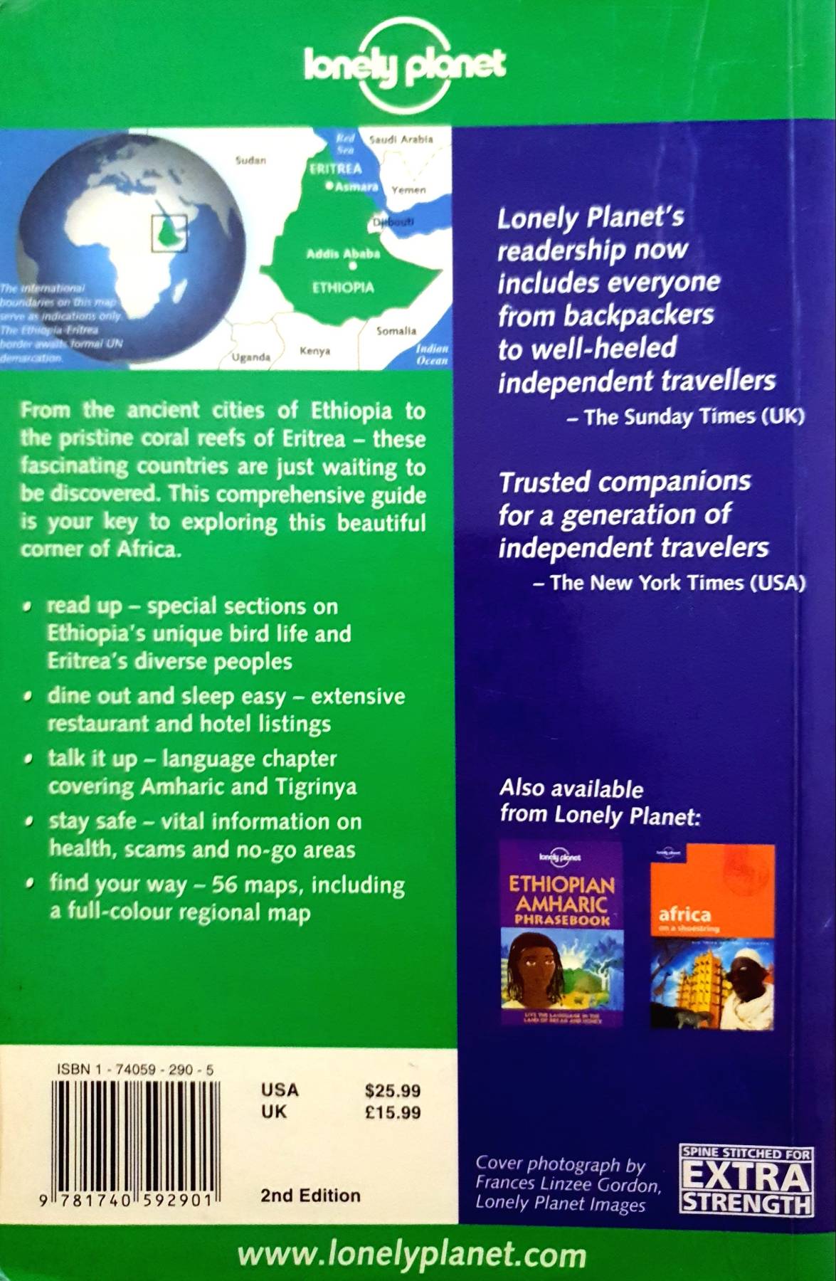 Lonely Planet Ethiopia & Eritrea : Jean-Bernard Carillet