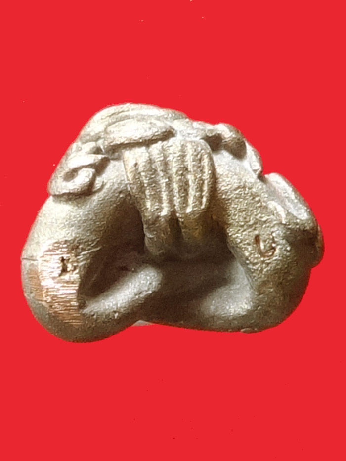 (5) พระปิดตามหาอุตยันต์ยุ่ง หลวงพ่อเกตุ วัดเกาะหลัก ปี 2534 (พิมพ์เศัยรโต) เนื้อสำริด