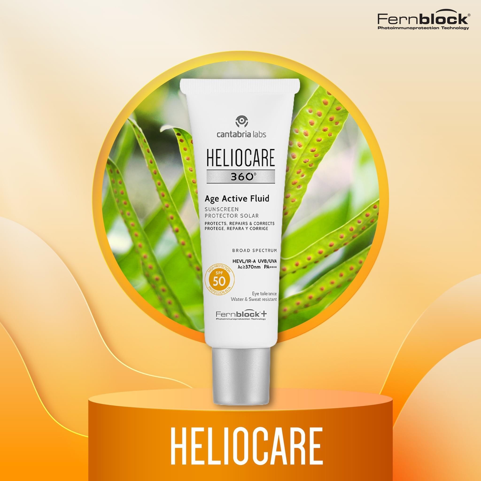 Heliocare 360 Age Active Fluid SPF50+ 50ml กันแดด