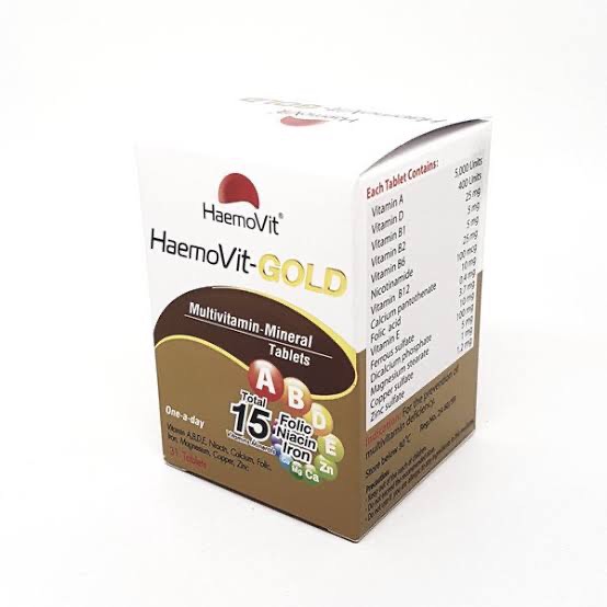 Haemovit - Gold 31 เม็ด เฮโมวิตโกล์ด