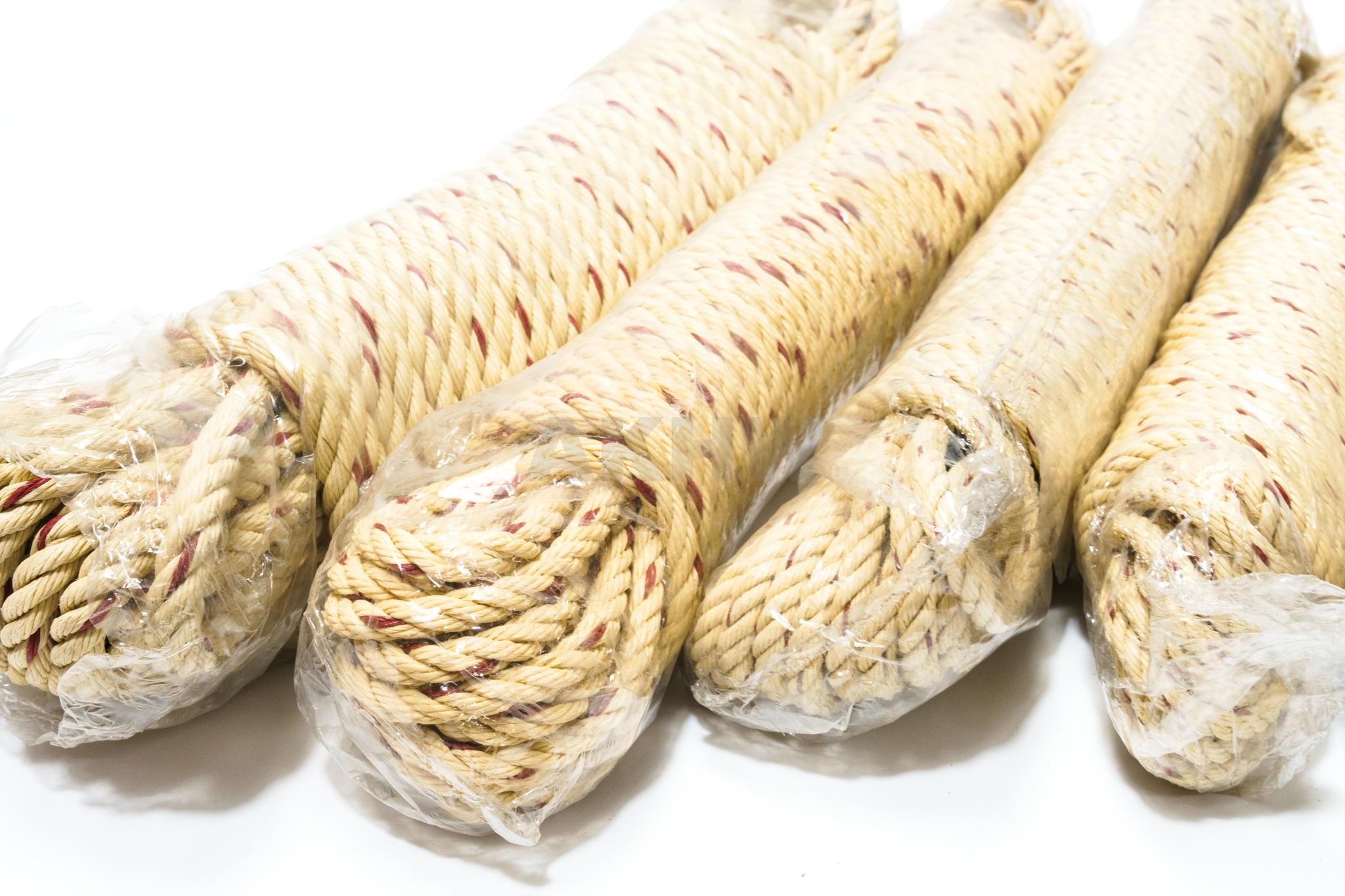 เชือกใยยักษ์สีน้ำตาลแบบขด ยาว 20 เมตร สำหรับใช้ผูก มัด สิ่งของ [ขายส่ง]