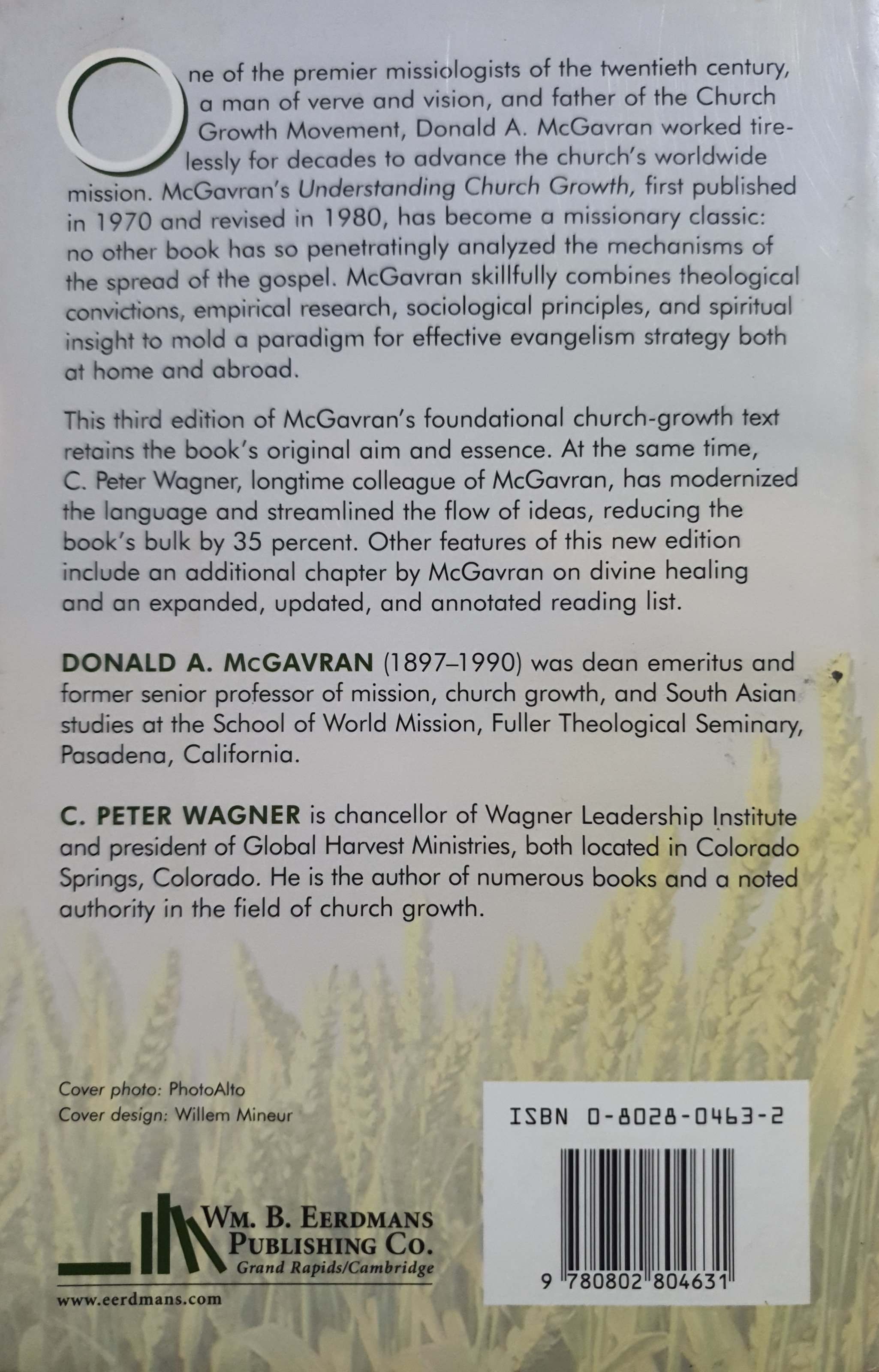 Understanding Church Growth : Donald A. McGavran