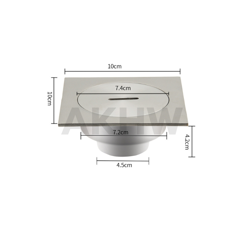 ฝาดูดส้วม/คลีนเอาท์ KingsMan สแตนเลสทั้งชิ้น SUS304 แบบหนา แข็งแรง ไม่เป็นสนิม [ขายปลีก/ส่ง]