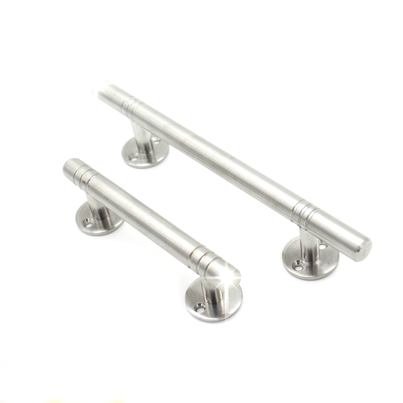 มือจับประตู/หน้าต่างสแตนเลสแท้ KingsMan แบบตันก้านตรง หนาทนทาน ไม่เป็นสนิม [ขายส่ง]