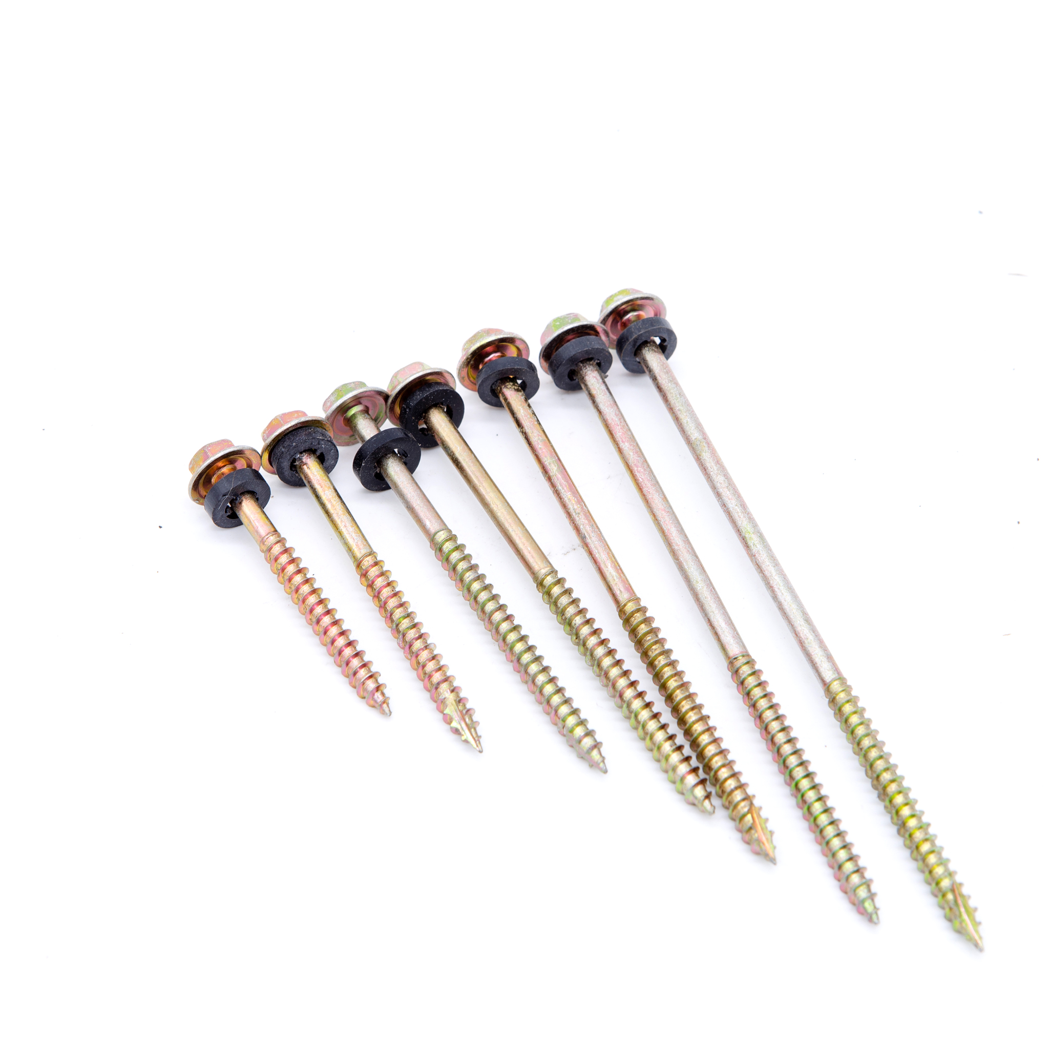 น๊อตไม้ปลายแหลม หรือ สกรูหัวบล็อคยิงไม้(สกรูลอนคู่แปไม้) (100ตัว/แพ็ค) [ขายปลีก/ส่ง ราคาถูก]