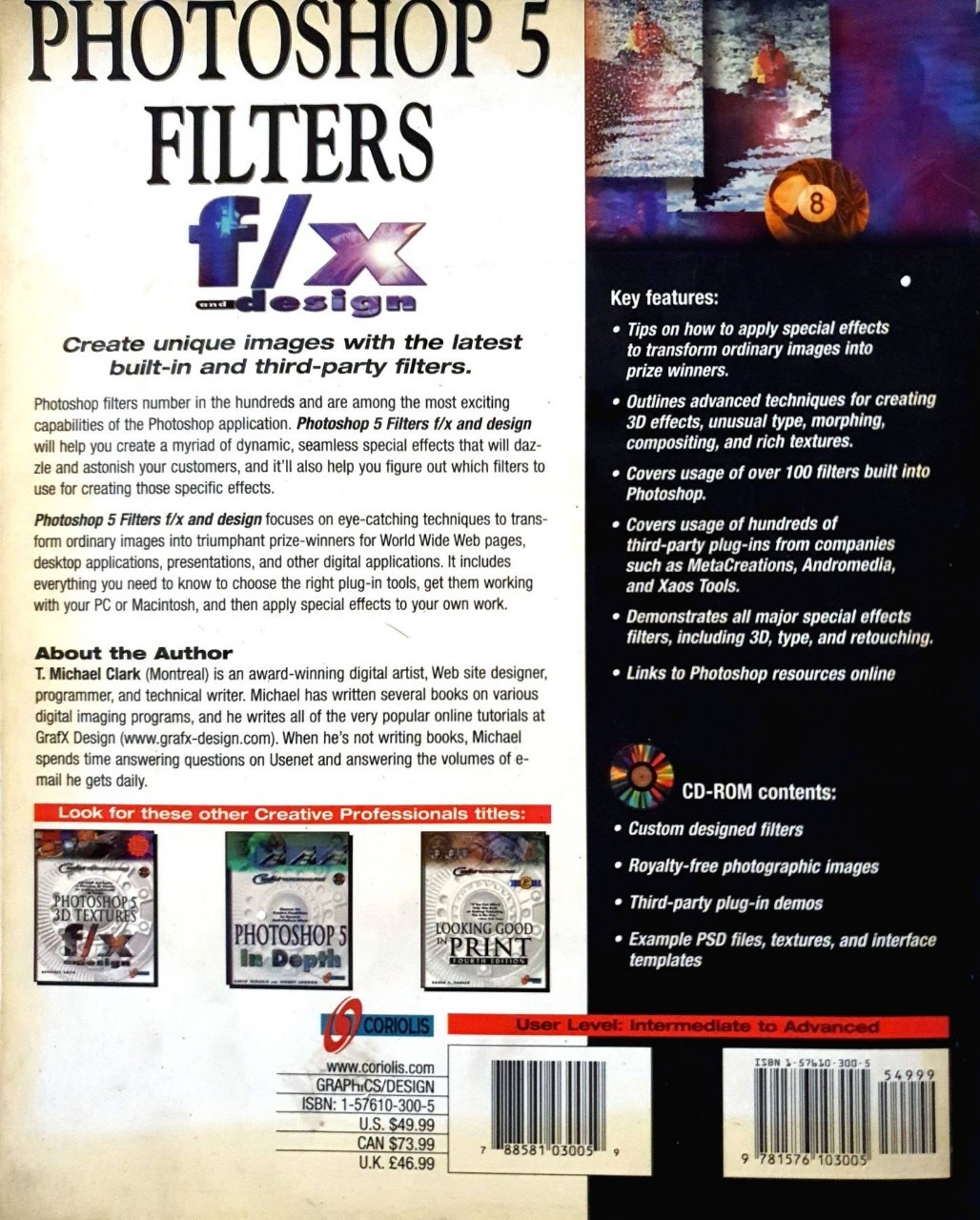 PHOTOSHOP 5 Filter f/x and Design : Michael Clark