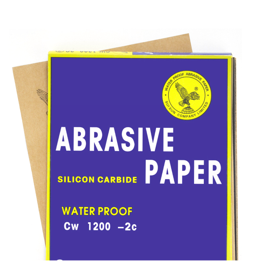 กระดาษทรายน้ำขัดเหล็กตรานกอินทรี สำหรับงานขัดโลหะหรือเหล็กต่างๆ [ขายปลีก-ส่ง]