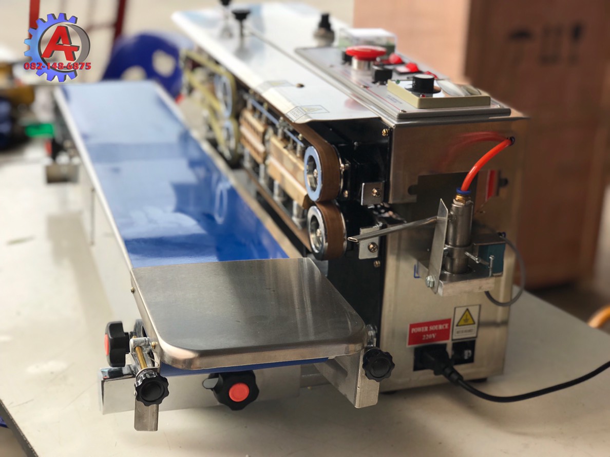 เครื่องซีลสายพานแนวนอน Brother FRD 1000 W แบบพิมพ์วันที่ (ดิจิตอล)