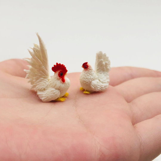 ไก่จิ๋ว (เป็นคู่ 2 ตัว/ชุด)