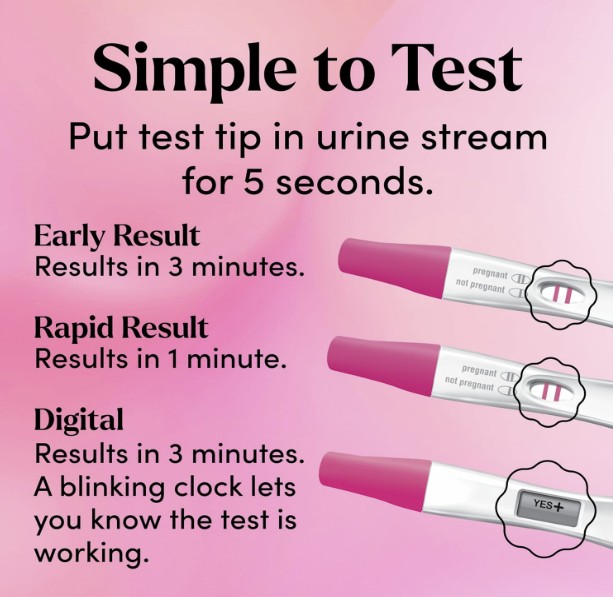 ที่ตรวจครรภ์ First Response Test & Reassure แบบแม่นยำ 3 ชิ้น ผลตรวจเร็วแถบชัด ตรวจได้ก่อนกำหนด 6 วัน