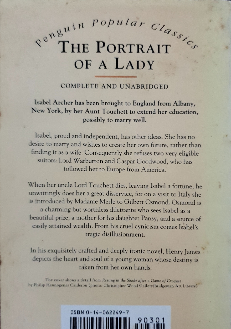 The Portrait of a Lady : Henry James