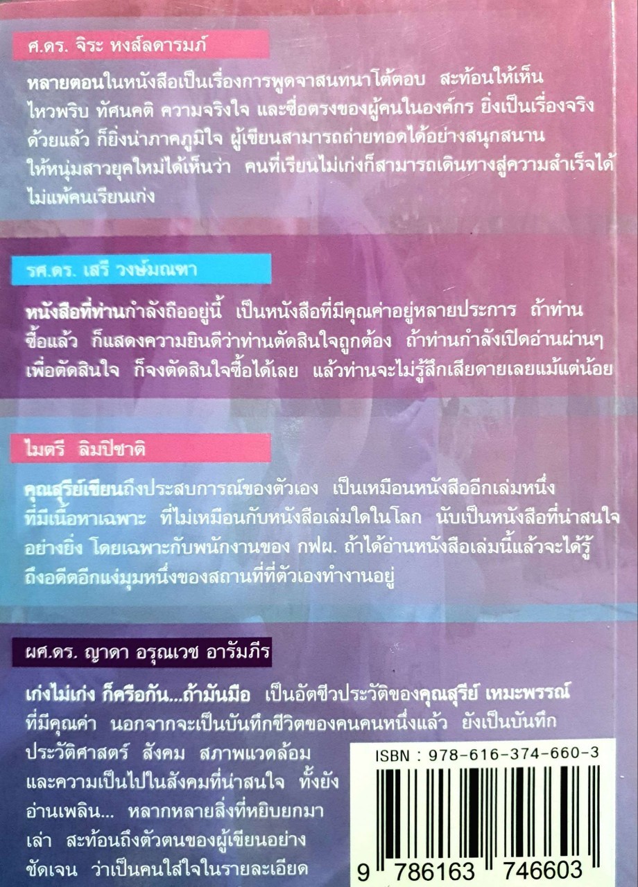 เก่ง ไม่เก่ง ก็ครือกัน ถ้ามันมือ : สุรีย์ เหมะพรรณ์