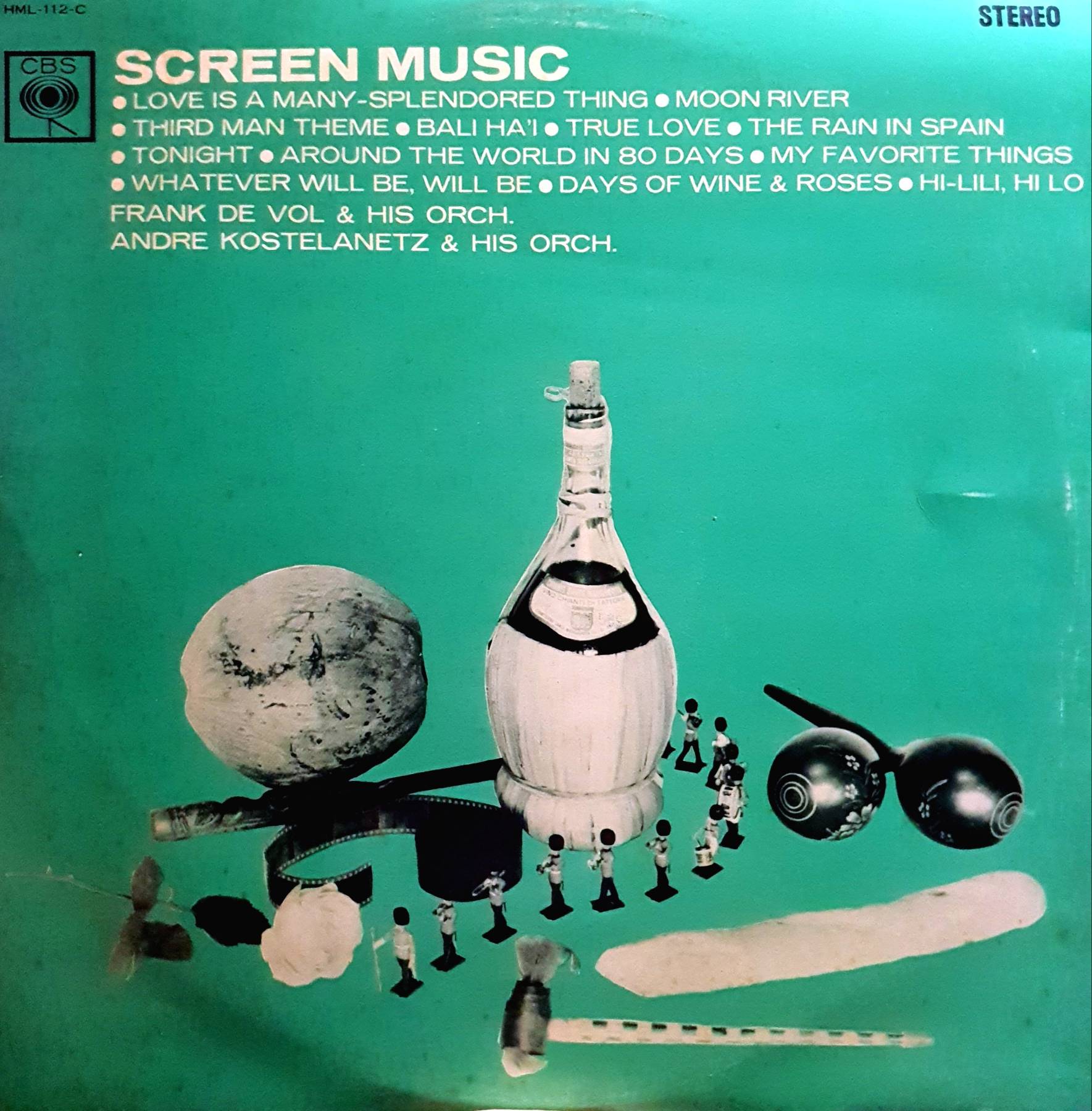 LP. VINYL, SCREEN MUSIC, FRANK DE VOL & HIS ORCH. HI-LILI, HI LO ANDRE KOSTELANETZ & HIS ORCH.