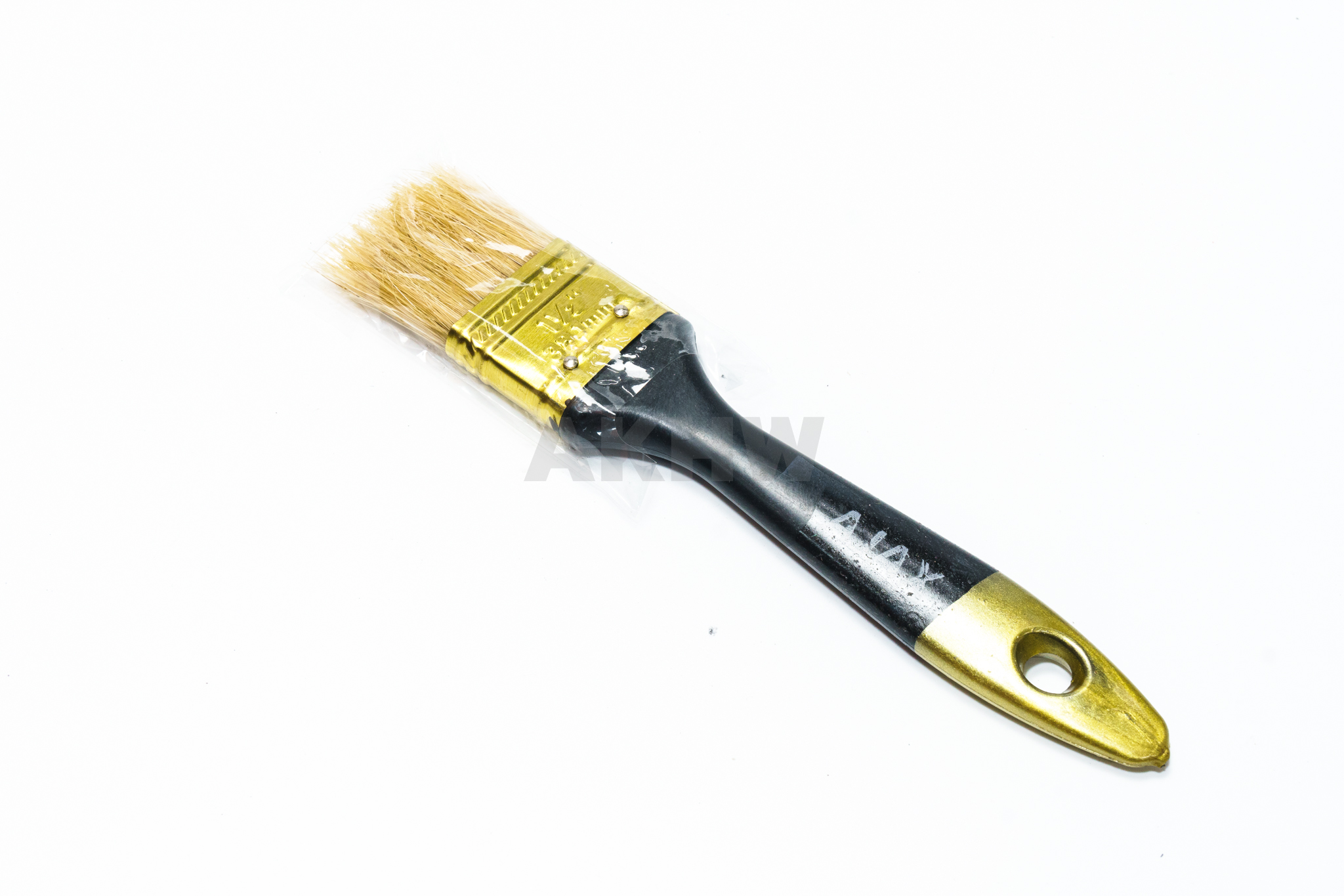 แปรงทาสี AJAX ขนขาว ด้ามไม้ สำหรับทาสีทาบ้าน สีน้ำมัน สีทาไม้ [ขายส่ง]