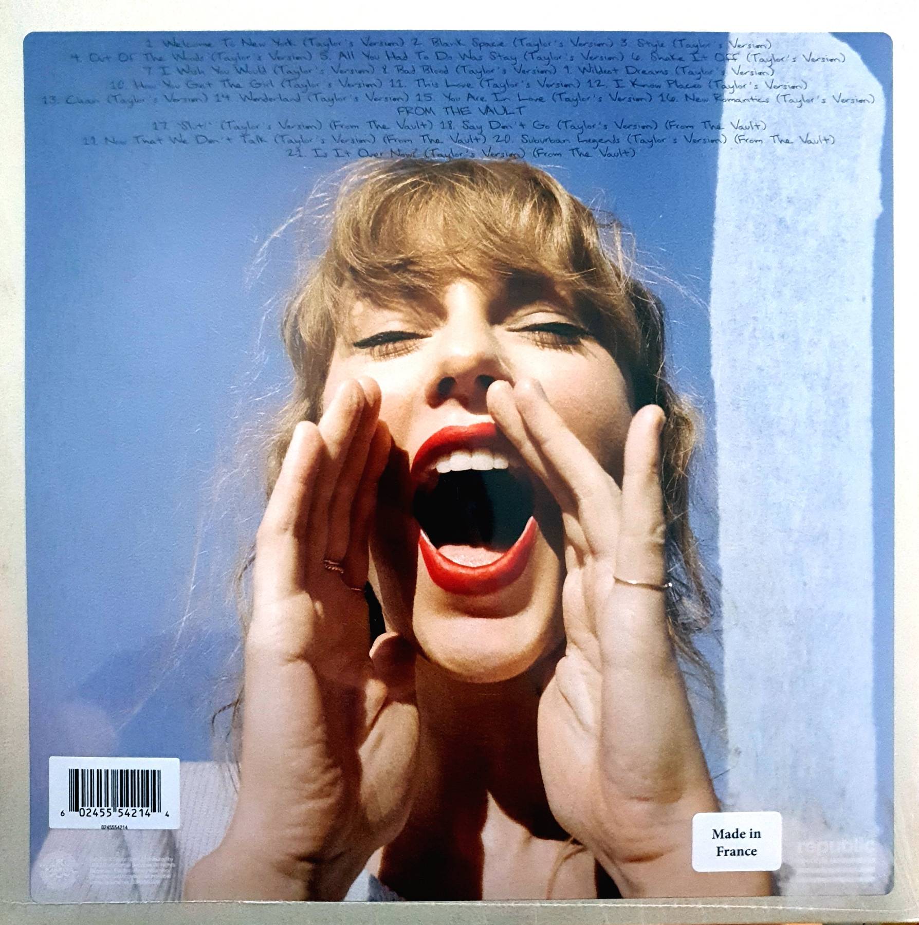 2 LP Vinyl แผ่นเสียง ไวนิล Taylor Swift – 1989 (Taylor's Version) Made in France