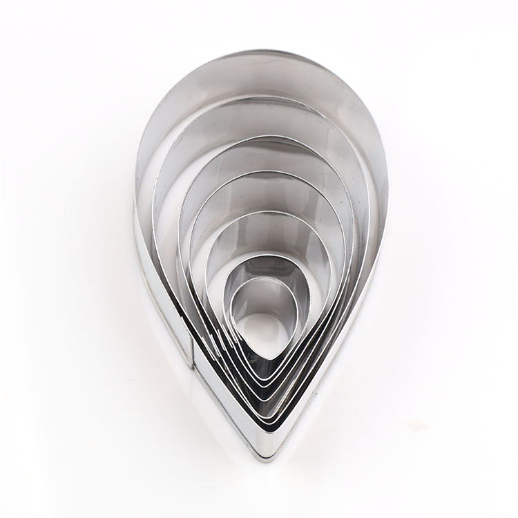 แม่พิมพ์สแตนเลสดอกไม้ประดิษฐ์เป็นแม่พิมพ์ดอกกุหลาบทำเค้กสำหรับนักประดิษฐ์งานเกรดส่งออกยุโรปAustin Rose Petal Mould A-428