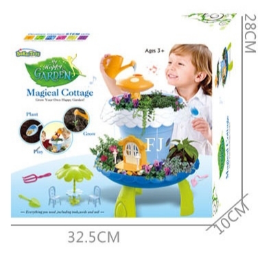 ของเล่นชุดปลูกต้นไม้ DIY ต้นไม้มีเสียงเพลงพร้อมไฟปลูกไว้ในบ้านแสนรัก