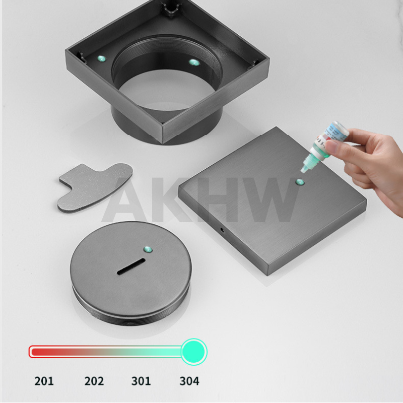 ฝาดูดส้วม/คลีนเอาท์ แบบเหลี่ยมมีฝาปิด KingsMan สแตนเลสทั้งชิ้น SUS304 แบบหนา แข็งแรง ไม่เป็นสนิม [ขายปลีก/ส่ง]