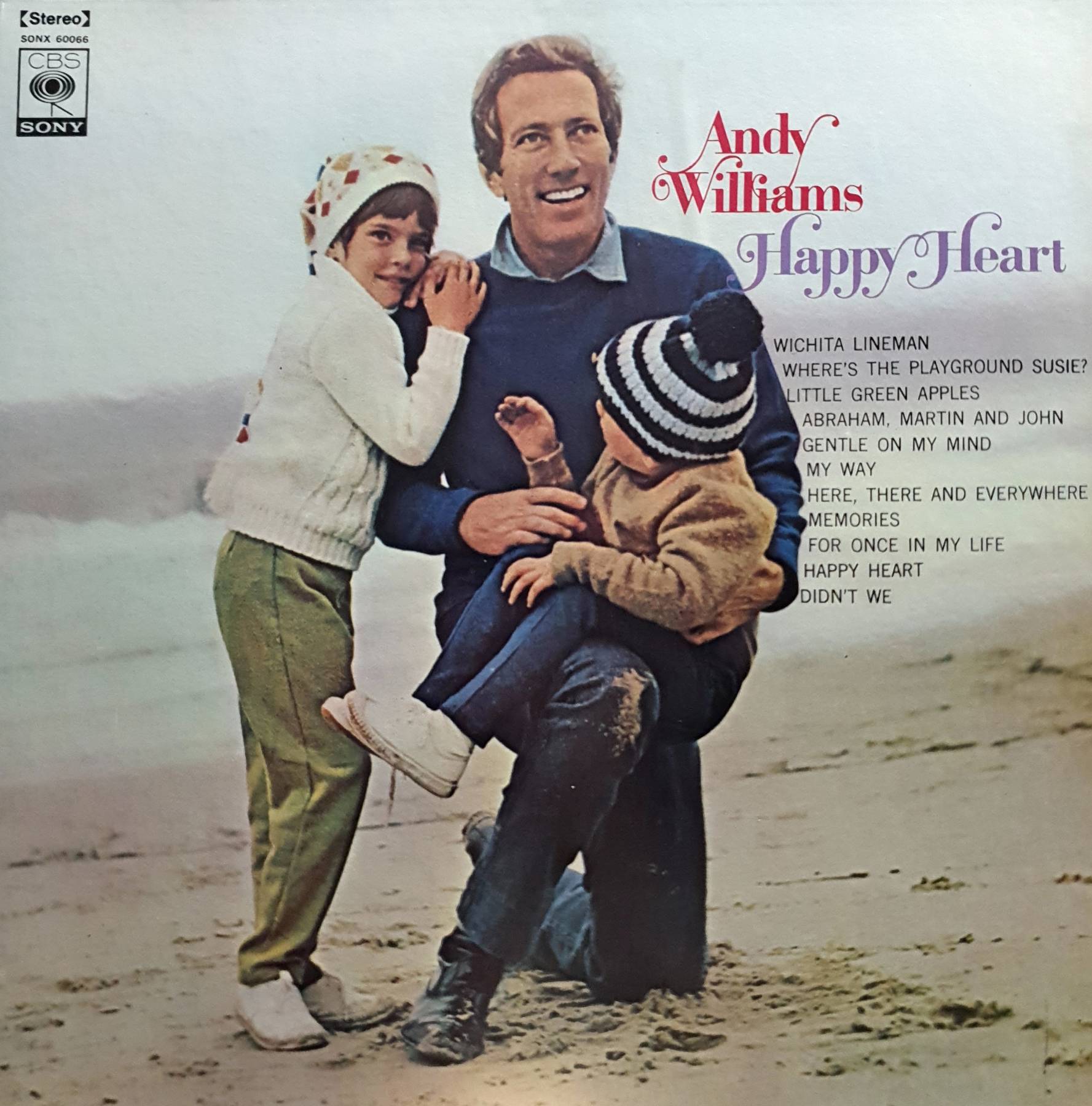 LP, Vinyl, ALBUM Happy Heart Andy Williams, 1969