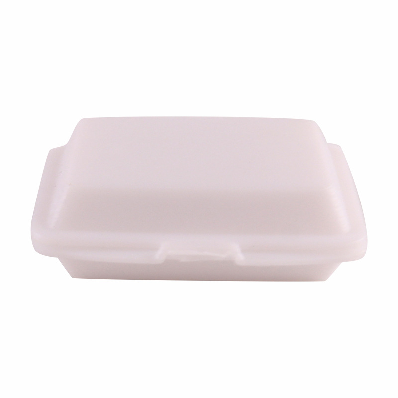 กล่องใส่อาหารและของเล่นจิ๋ว1:12 กล่องโฟมจิ๋วสีขาวทำจากพลาสติกสำหรับตกแต่งงานของจิ๋วอาทิร้านอาหารจิ๋ว