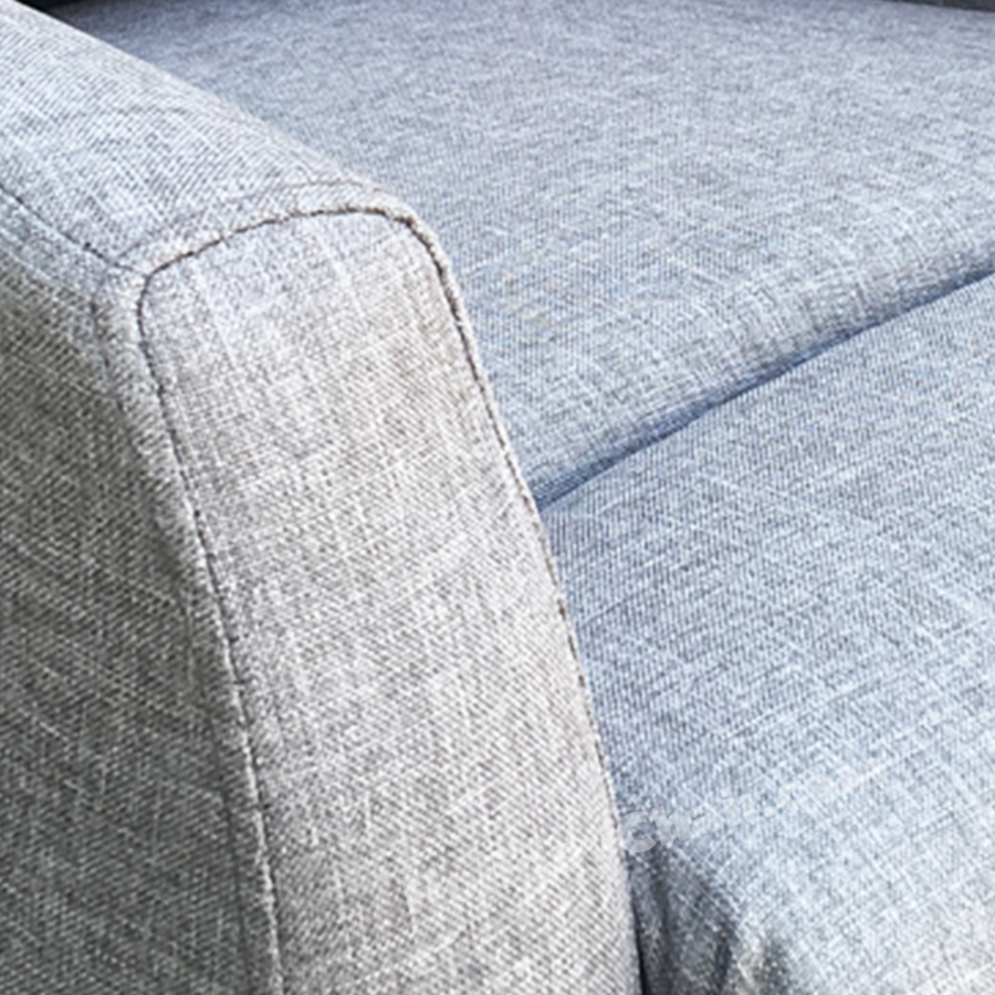 โซฟาผ้า โซฟาปรับนอน เก้าอี้เอนหลัง เก้าอี้โซฟา เก้าอี้ปรับระดับ โซฟาเดี่ยว เก้าอี้ปรับเอนนอน เก้าอี้เอนนอน โซฟาพักผ่อน โซฟานุ่มๆ รุ่น HC-051 (สีเทา)