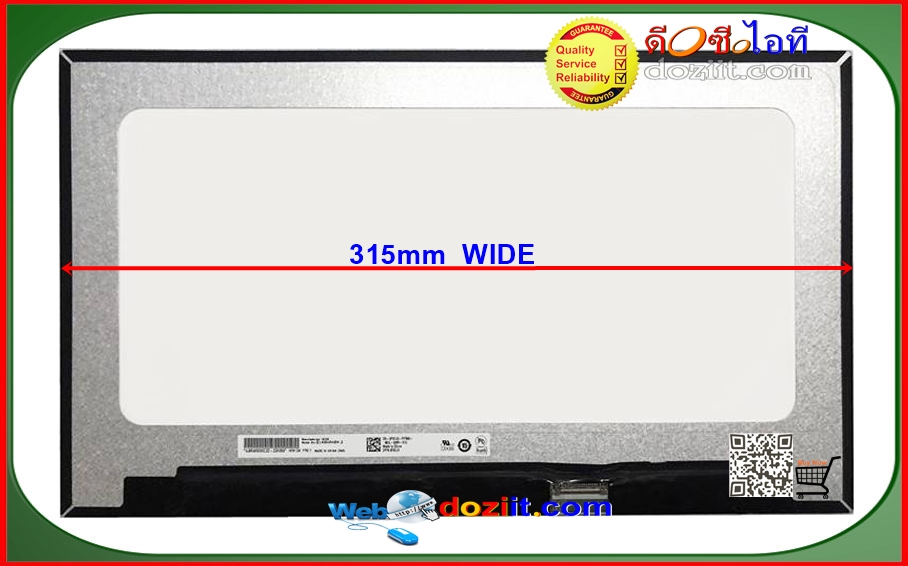 จอโน๊ตบุ๊ค LCD•LED Notebook 14.0" นิ้ว สำหรับ ASUS Zenbook 14 UM433 UM433D UM433DA • DELL Latitude 5400 5401 7468 E7403 Series