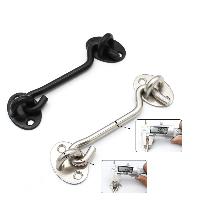 ตะขอสับประตูหน้าต่างสแตนเลส KingsMan หนา แข็งแรง ทนทาน [ขายปลีก/ส่ง]