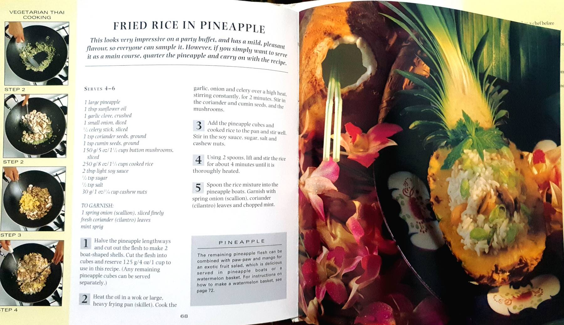 Vegetarian Thai Cooking : Step by Step : Cara Hobday