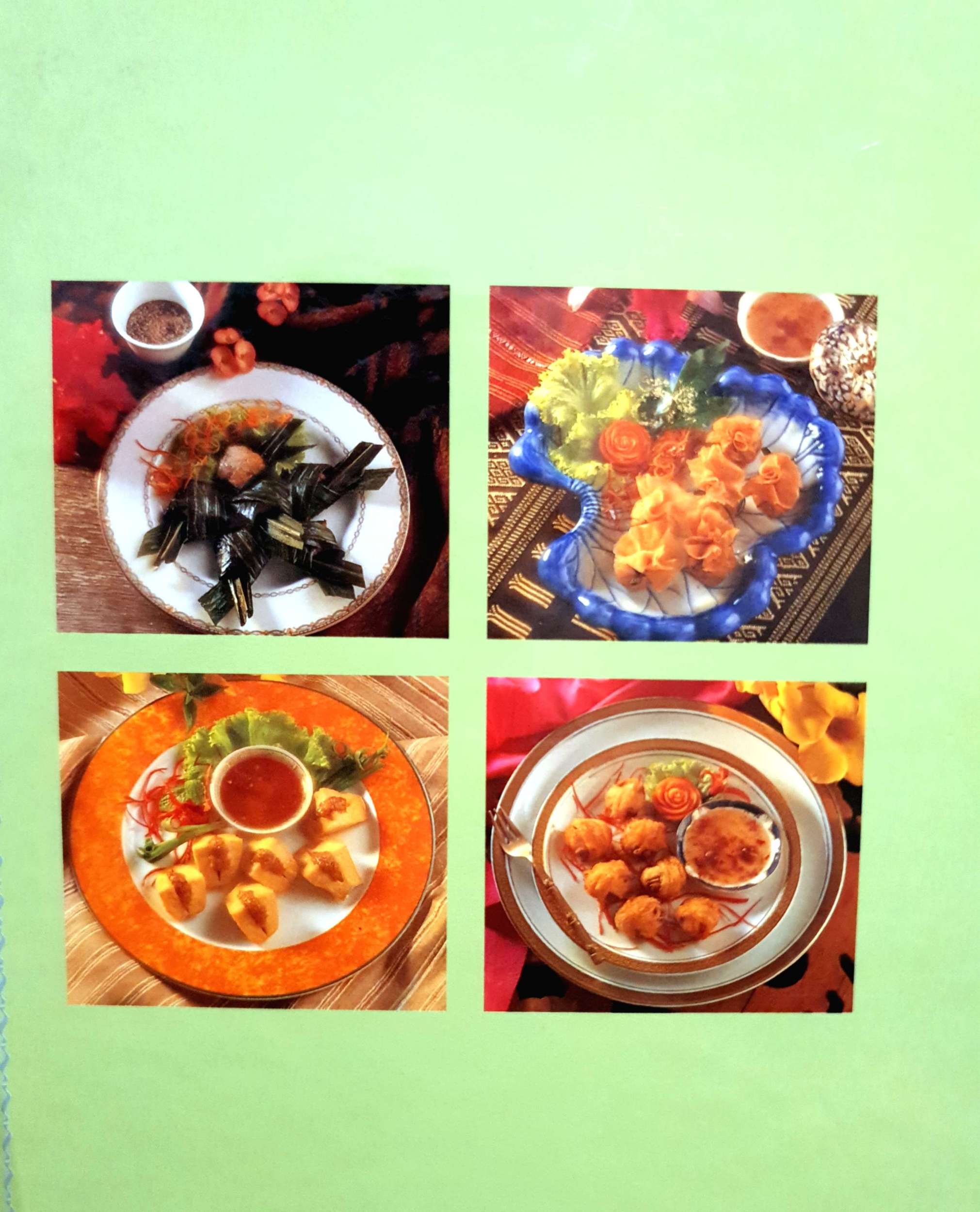 ตำรับอาหารว่างไทย สำนักพิมพ์แสงแดด พิมพ์ปี 2539