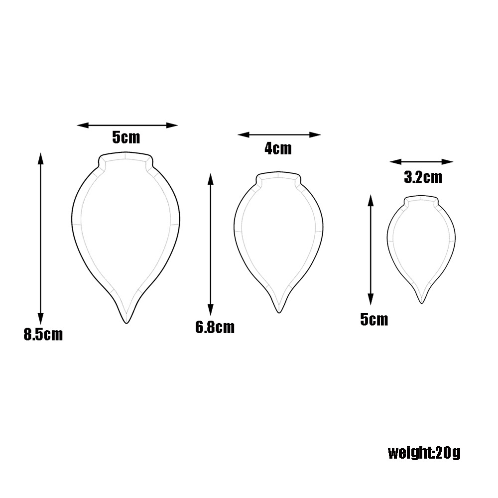 แม่พิมพ์สแตนเลสเหมาะสำหรับพิมพ์ดอกไม้ประดิษฐ์จากดินไทยดินญี่ปุ่น ชุด Calla Lily Petal Mold A365ดอกไม้แม่พิมพ์ตัดcalla lilyเค๊กเบเกอรี่เครื่องมือ