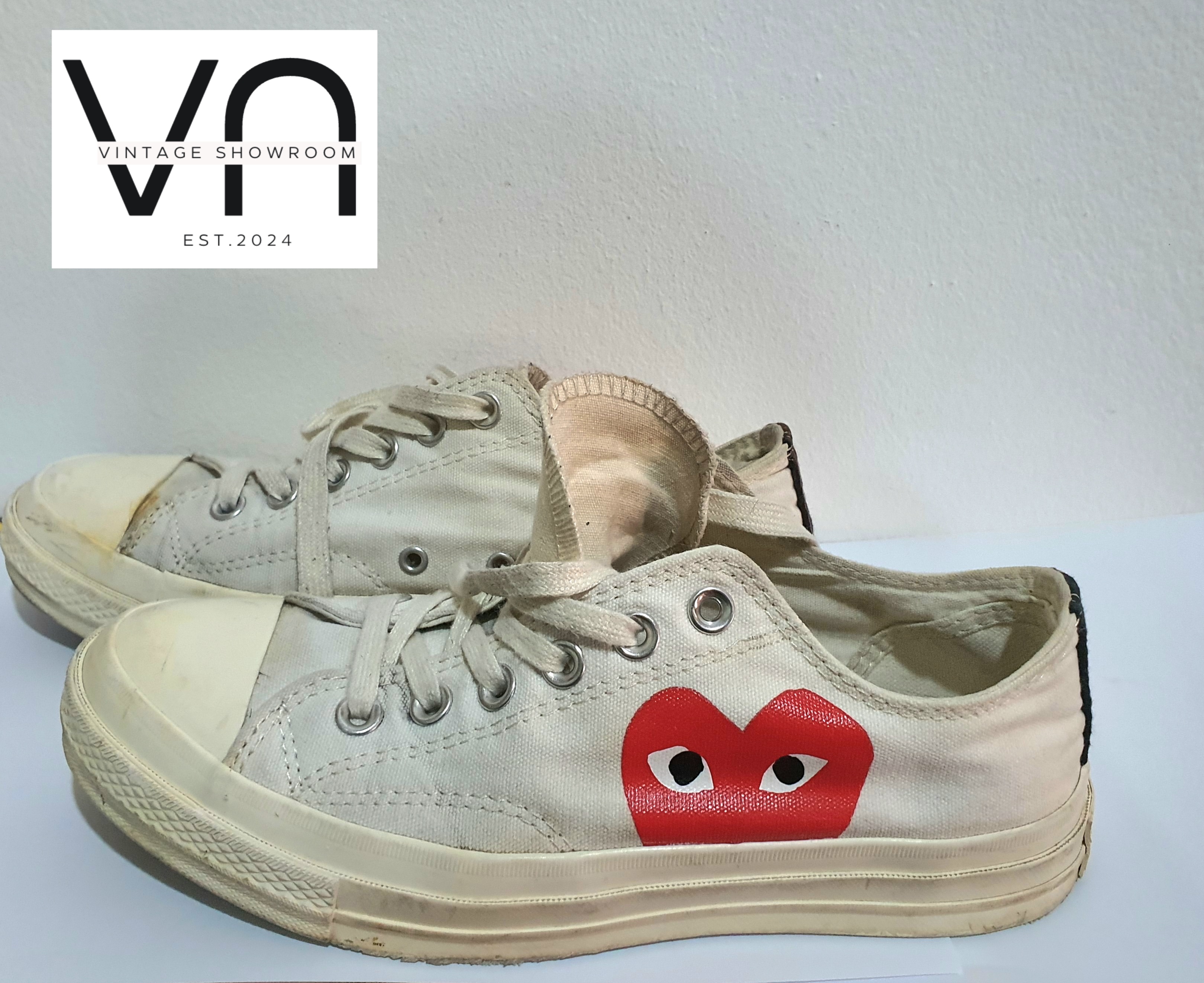 รองเท้า Converse Comme des Garcons Play แท้ มือสอง