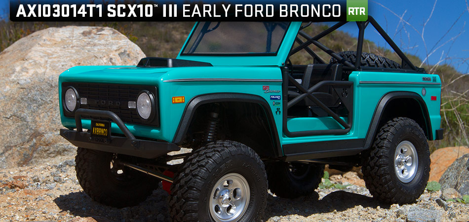 SCX10 III Early Ford Bronco 1/10th 4wd (TQB) [ RTR ]