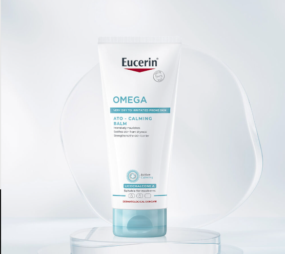 Eucerin Omega Balm 200ml. บาล์มบำรุงผิวกาย สำหรับผู้มีปัญหาผิวแห้ง แดง คัน