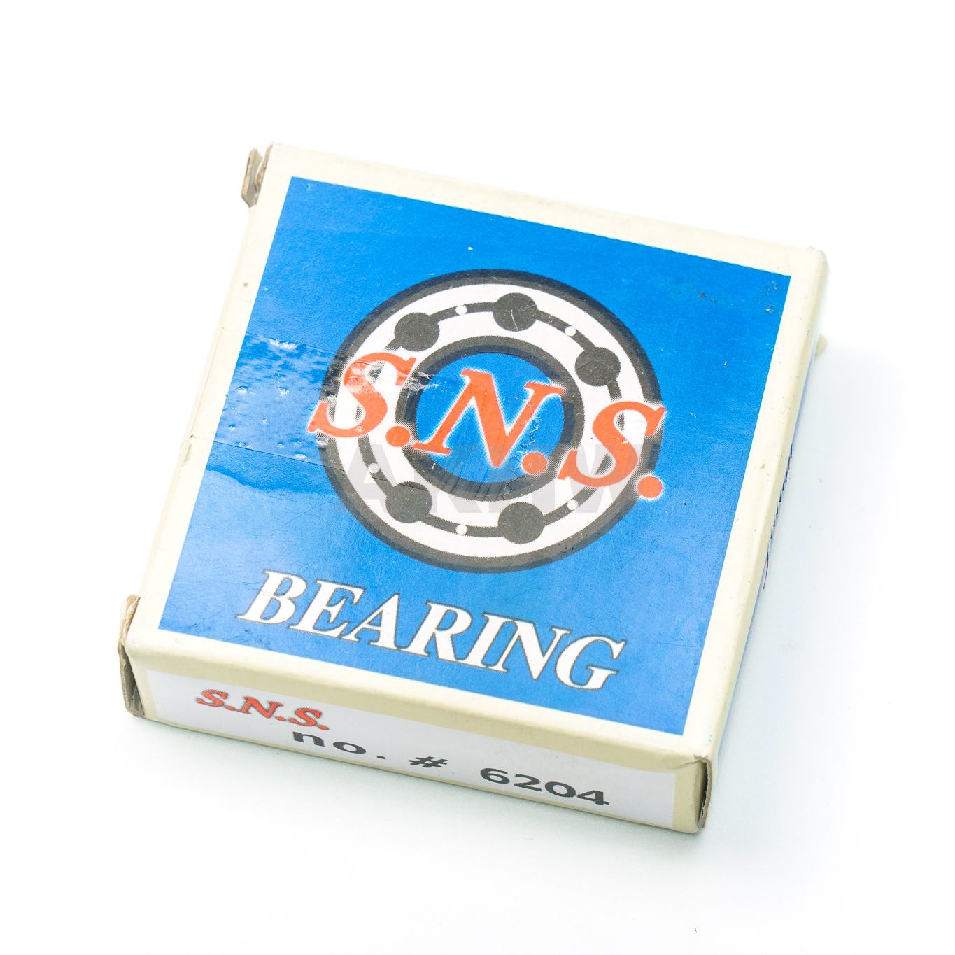ลูกปืนล้อรถเข็น ยี่ห้อ S.N.S. รุ่น NO.6204 [ขายปลีกส่ง]