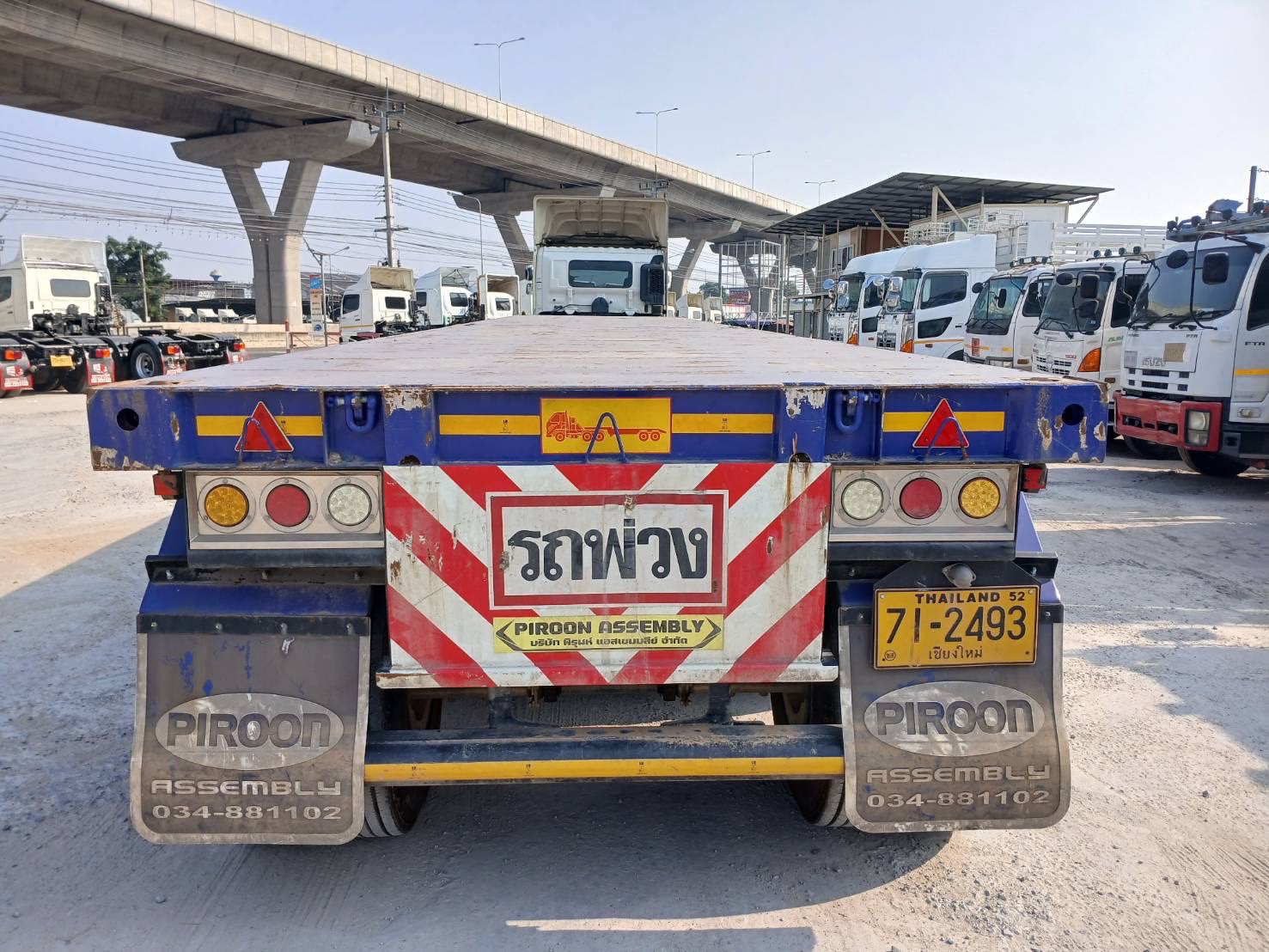 หางพื้นเรียบ 3เพลา ปี67 ย.12.5เมตร 510,000 PRO 480,000