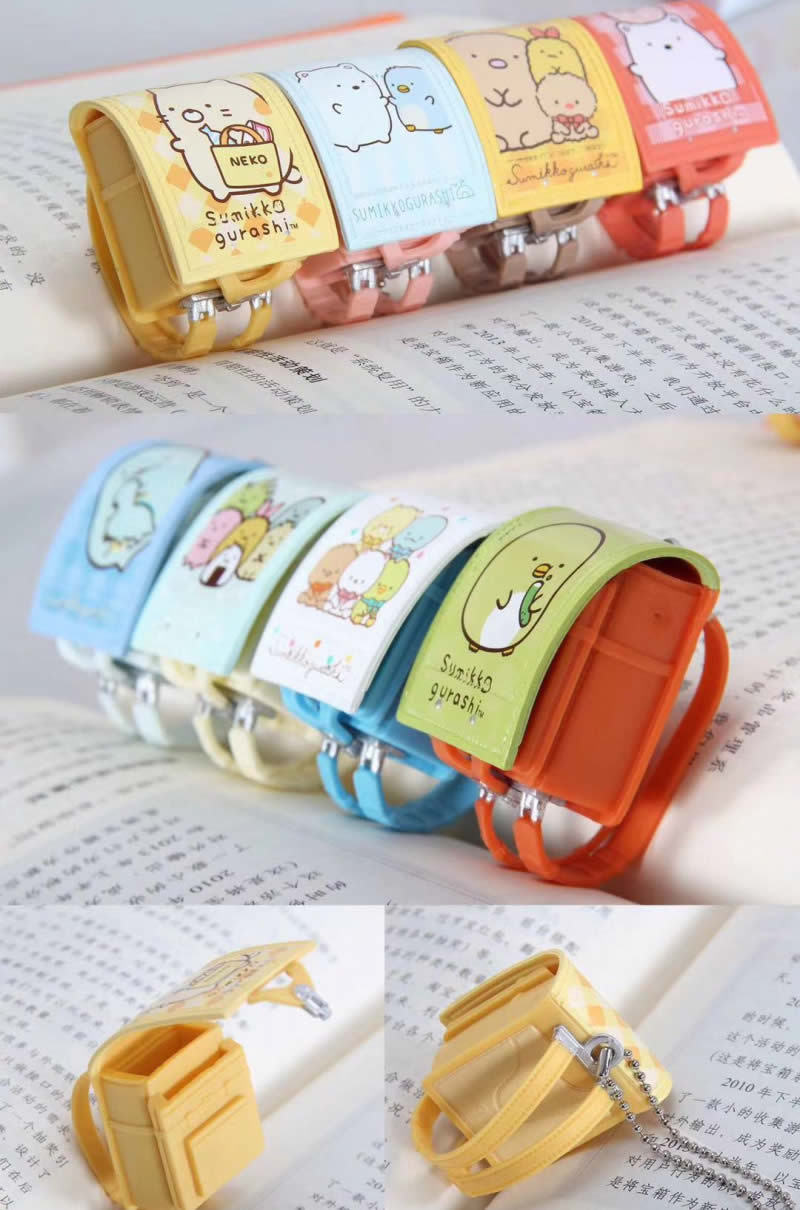 Rementรีเม้นท์กระเป๋าจิ๋วชุดกระเป๋านักเรียนญี่ปุ่นหลากหลายสีการ์ตูนลายซูมิโก๊ะเหมาะสำหรับนักสะสมของจิ๋ว