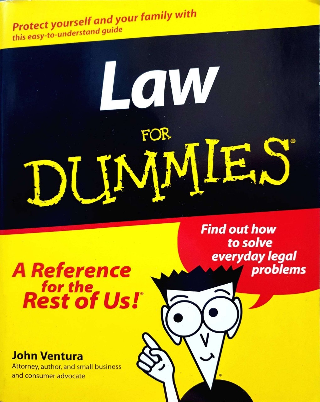 LAW FOR DUMMIES : John Ventura