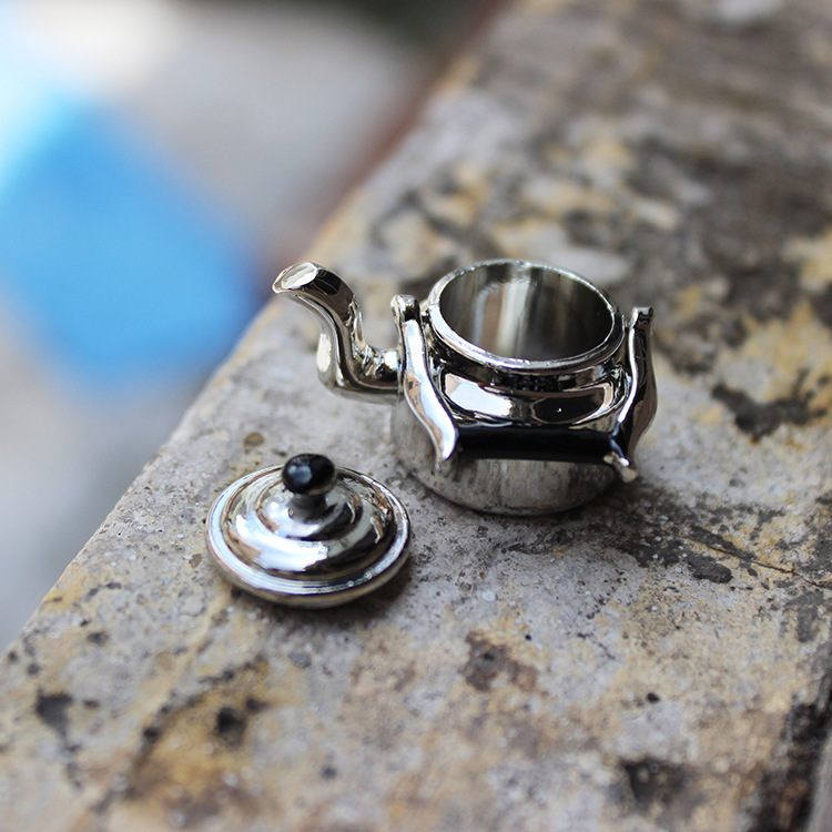 กาน้ำจิ๋วนิวคอลเลคชั่นน่าสะสมพร้อมฝาปิดจิ๋วเปิดได้จริงสำหรับงานตกแต่งของจิ๋ว