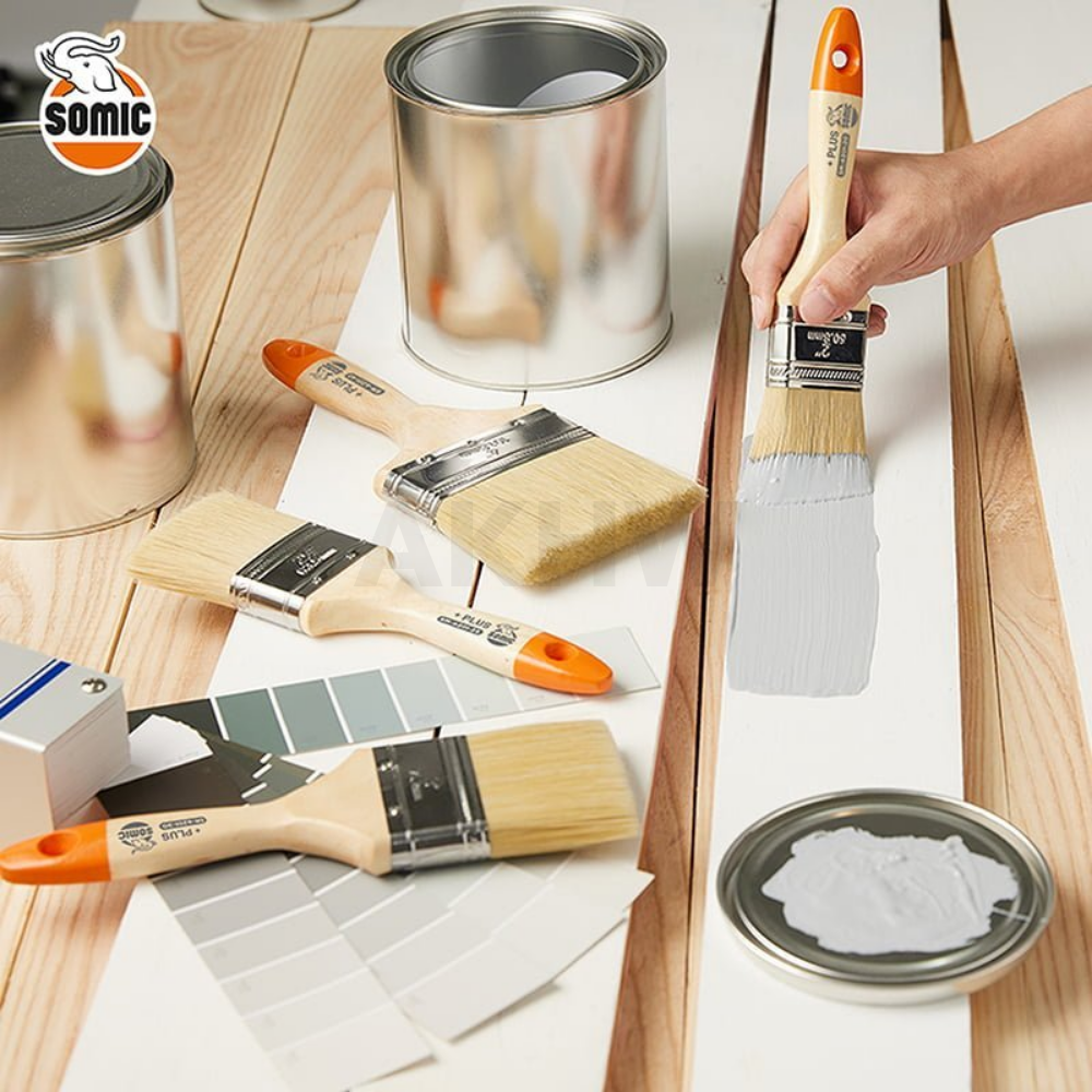 แปรงทาสีโซมิค SOMIC รุ่นพลัส PLUS+ อย่างดี [สินค้าสั่งโรงงาน ขายยกกล่อง/ลัง] (ราคาไม่รวมแวท)