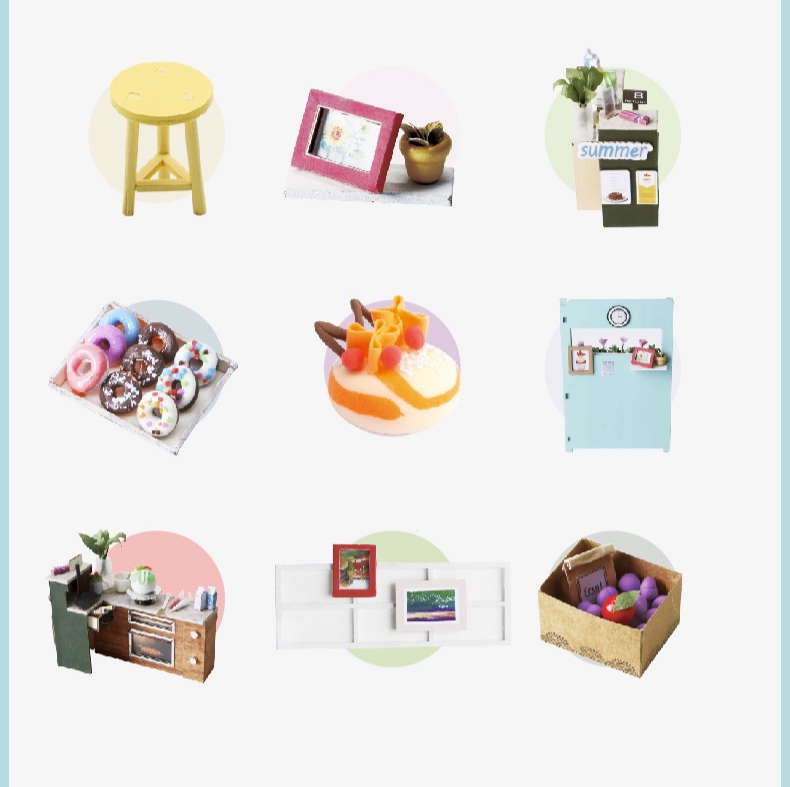 โมเดลจำลองร้านคาเฟ่รุ่นMiss dessert สำหรับนักสะสมและนักประดิษฐ์เพื่อมอบของขวัญในโอกาสพิเศษ