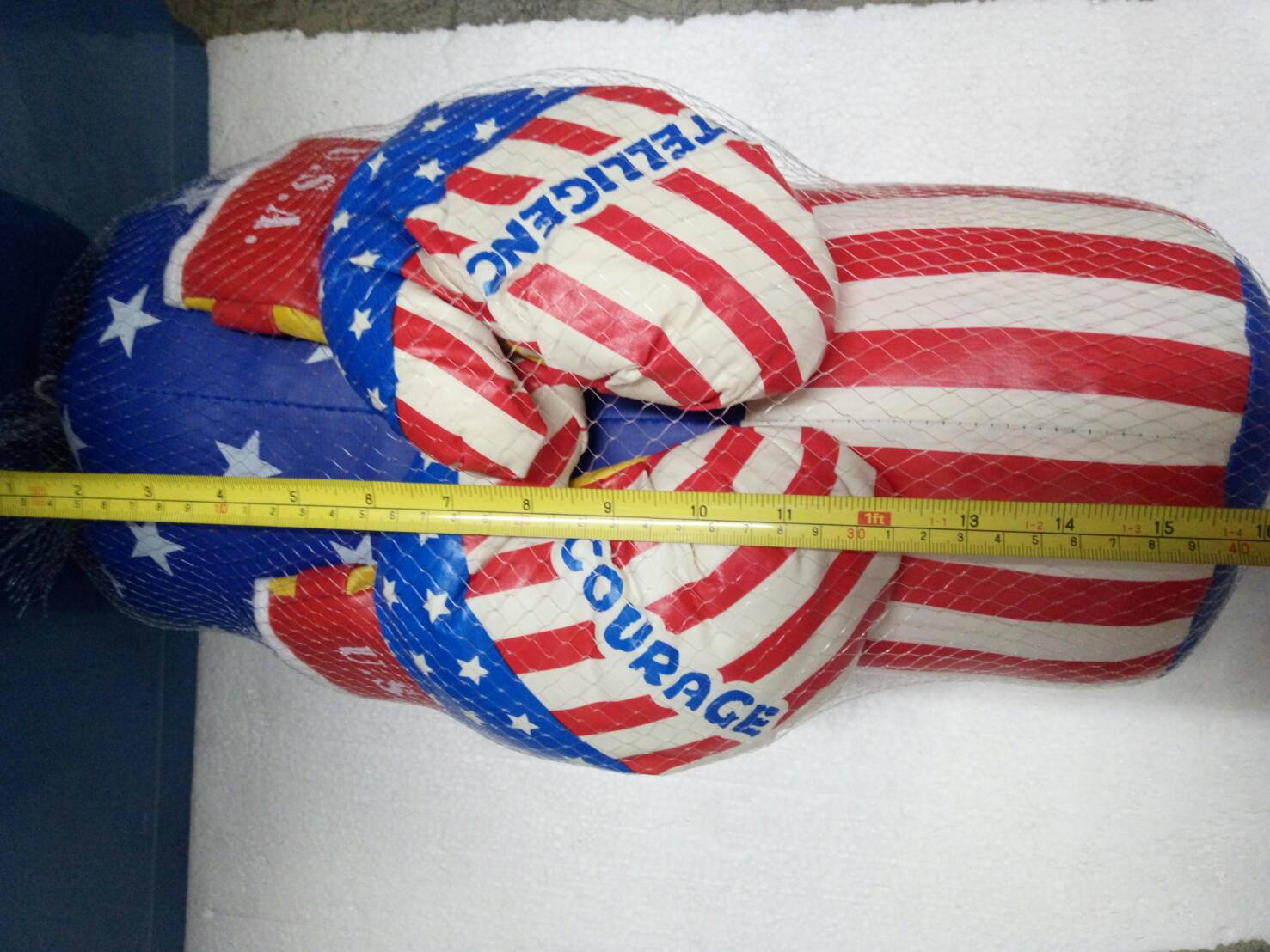 777-21 นวม+กระสอบทรายลาย USA 12/1
