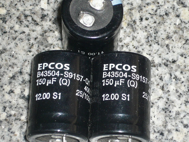 150UF 400V EPCOS /HITACHI 25*30 30*30