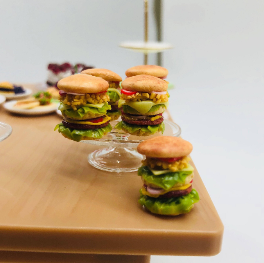 Miniature Burger 3 pieces