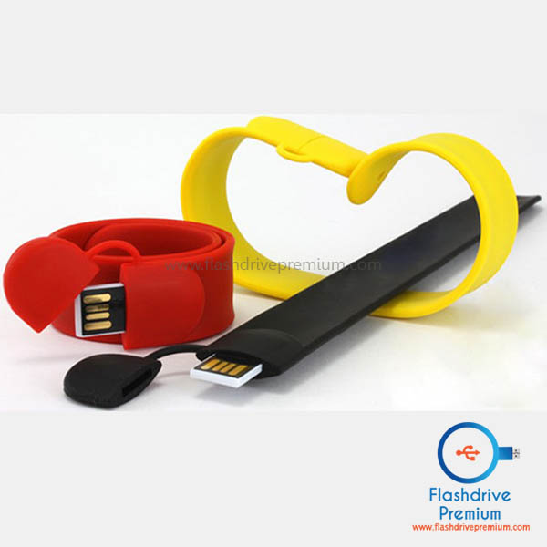 แฟลชไดร์ฟริสแบนด์ (USB Wristband) : V1