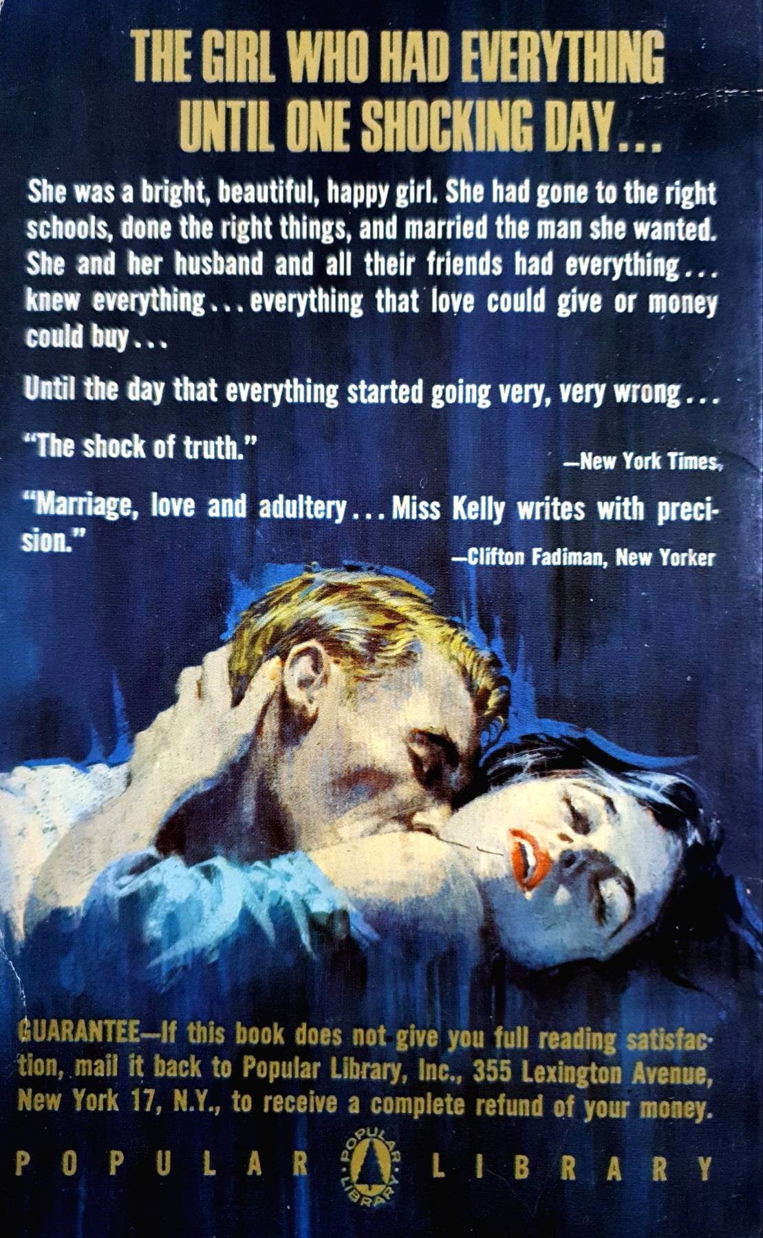 MARRIAGE IS A PRIVATE AFFAIR by Judith Kelly