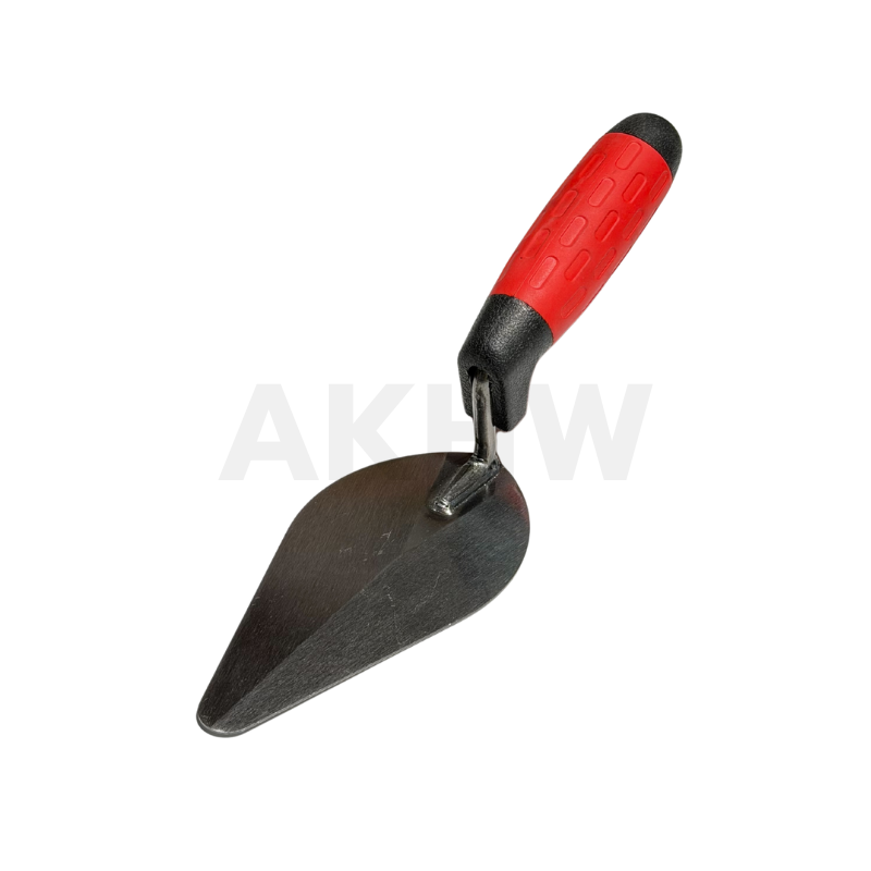 เกรียงก่ออิฐ KingsMan ด้ามยาง ขนาด 6 นิ้ว ผลิตจากเหล็กกล้าคาร์บอน ทนทาน [ขายปลีก/ส่ง]